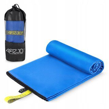 Спортивное полотенце 4FIZJO 130 x 75 см из микрофибры Синий (P-5907739317254) 50004593 фото