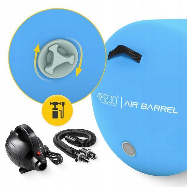 Повітряна бочка для гімнастики 4FIZJO Air Barrel 100 x 60 см Blue (P-5905973403108) 50005390 фото