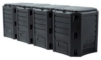 Компостер садовий PROSPERPLAST MODULE COMPOGREEN 1600 л, чорний 897959480 фото