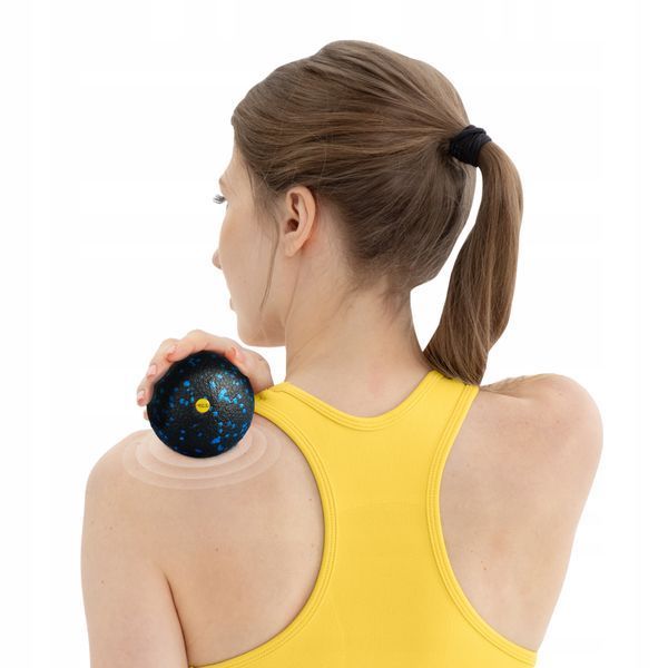 Масажний м'яч 4FIZJO EPP Ball 12 Black/Blue (P-5907222931288) 50001364 фото