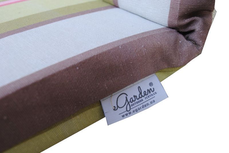 Чохол матраца для гойдалки eGarden Alberti рожева смуга 135x105x5. Без наповнення 5209 фото