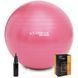 М'яч для фітнесу (фітбол) Cornix 55 см Anti-Burst XR-0017 Pink 50003808 фото 1