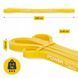 Еспандер-петля 4FIZJO Power Band 8 мм 2-5 кг резина для фітнесу і спорту Yellow (P-5907222931783) 50001846 фото 5