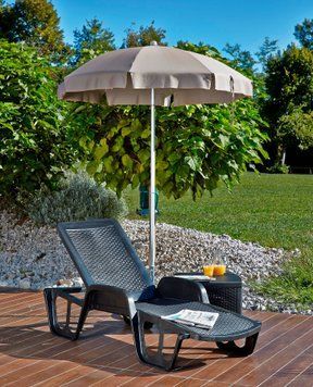 Лежак Progarden POOL антрацит 30001130 фото