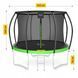 Батут із внутрішньою сіткою 4FIZJO PRO 10FT 312 см Black/Green (P-5907739314178) 50004242 фото 4