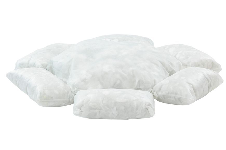 Лежак для собаки eGarden Hexasoft Nest D90 велюр volcanic ash антрацит 6033 фото