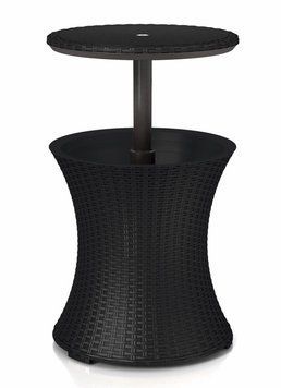 Стол-бар пластиковый Keter Cool Bar Rattan, серый 1651042252 фото