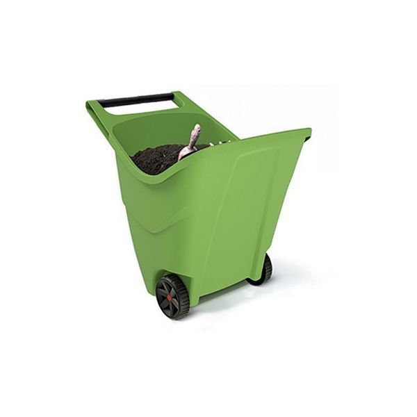 Садовий пластиковий візок PROSPERPLAST LOAD & GO II, 85 л - оливковий 897959492 фото