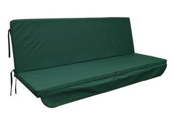 Матрас для качелей водоотталкивающий eGarden BOX 170x110x6 темно-зеленый 5790 фото
