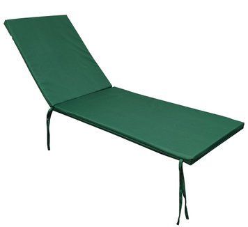 Матрац для шезлонга eGarden RIO 195x58x4 см темно-зелений 5740 фото