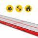Надувной гимнастический коврик 4FIZJO Air Track Mat 600 x 100 x 15 см Белый/Красный (P-5907739311801) 50004245 фото 3