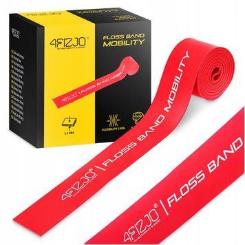 Стрічка компресійна для флосингу 4FIZJO Floss Band 207 x 5 x 0.15 см Red (P-5905973405249) 50005356 фото