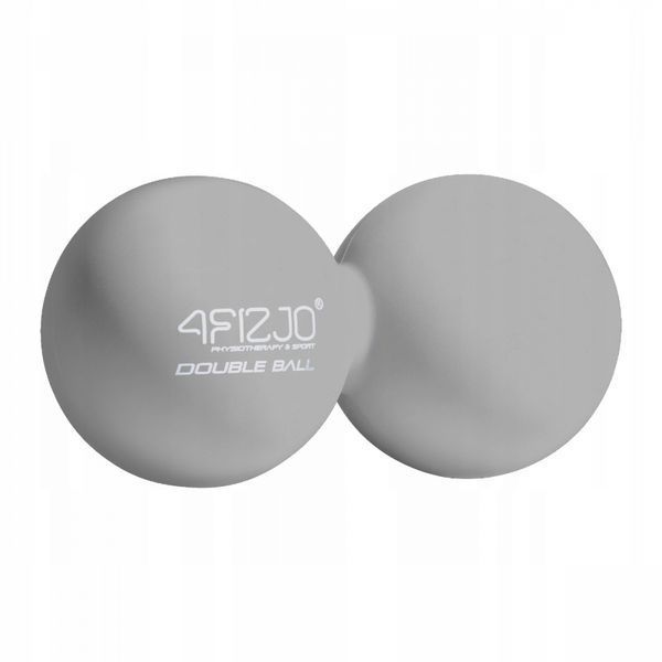 Массажный мяч двойной 4FIZJO Lacrosse Double Ball 6,5 x 13,5 см Серый (P-5907739314345) 50003685 фото