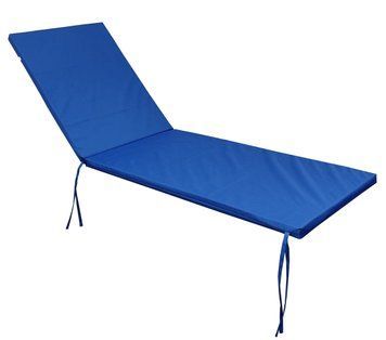Матрац для шезлонга eGarden RIO 195x58x4 см синій електрик 5743 фото