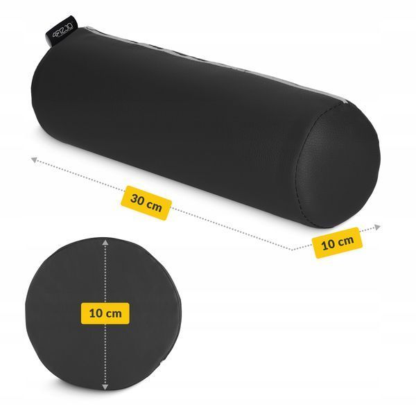 Валик для реабілітації та масажу 4FIZJO 30 x 10 см Black (P-5905973403009) 50005151 фото