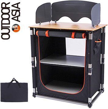 Складная кухня KingCamp BAMBOO COOKING TABLE(KC3904) Black 11302 фото