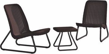 Комплект садових меблів Keter Rio patio set, віскі коричневий 897959344 фото
