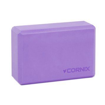 Блок для йоги Cornix EVA 22.8 x 15.2 x 7.6 см XR-0101 Purple 50004484 фото