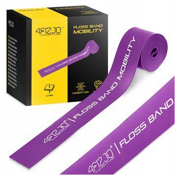 Стрічка компресійна для флосингу 4FIZJO Floss Band 207 x 5 x 0.15 см Violet (P-5905973405225) 50005358 фото