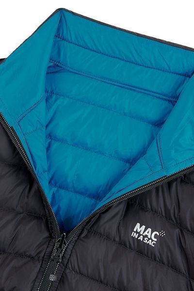 Пуховик Mac in a Sac POLAR REVERSIBLE DOWN JACKET WMS Black/Teal (XL) 9259 фото