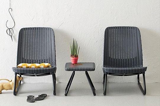 Комплект садових меблів Keter Rio patio set, графіт 897959344 фото