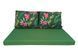 Комплект водовідштовхуючих подушок для палет-дивана eGarden TROPICAL FLOWERS 120x80x10/120x60x20 5206 фото 2