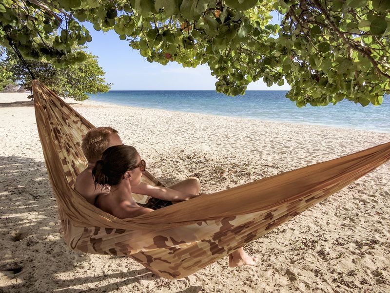 Двухместный туристичский гамак La Siesta Colibri Camo CLH20-C6 sahara 7948 фото