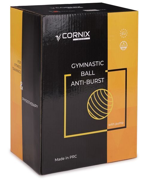 М'яч для фітнесу (фітбол) Cornix 75 см Anti-Burst XR-0027 Violet 50003818 фото