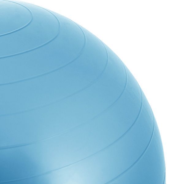 М'яч для фітнесу (фітбол) Springos 55 см Anti-Burst FB0006 Sky Blue 50002405 фото