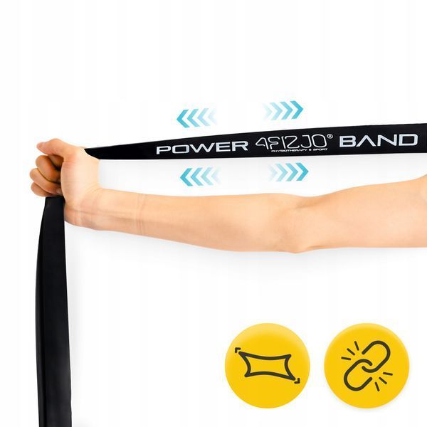 Еспандер-петля 4FIZJO Power Band 6-36 кг резина для фітнесу і спорту, набір 4 шт Mix (P-5907222931844) 50001891 фото