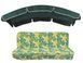 Комплект подушек для качелей eGarden Fauna 180x110x6 темно-зеленый тент 120x210 4756 фото