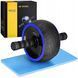Ролик (гимнастическое колесо) для пресса 4FIZJO Ab Wheel XL Черный/Синий (P-5907739314437) 50003695 фото 1