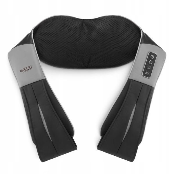 Накидка-масажер 4FIZJO Shiatsu Ultra+ для шиї та спини, акумуляторний Black/Grey (P-5907739319098) 50004940 фото