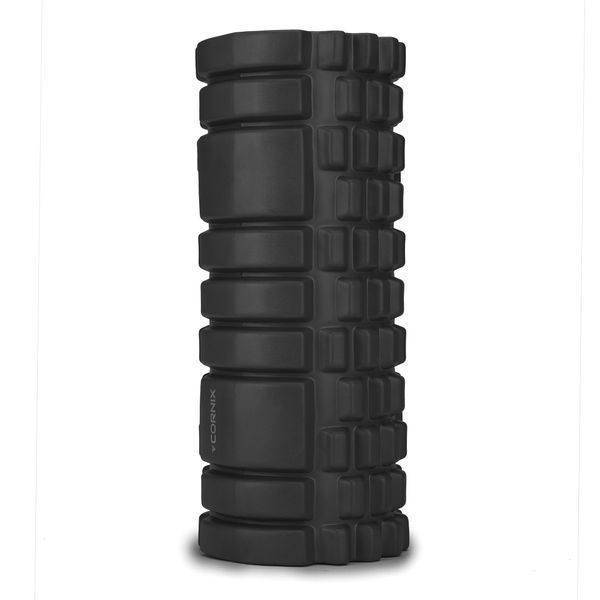 Масажний ролик Cornix EVA 33 x 14 см (валик, роллер) XR-0029 Black 50003820 фото