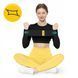 Резинка для фітнесу та спорту із тканини 4FIZJO Hip Band 10-15 кг Black/Yellow (P-5907739310309) 50001899 фото 2