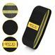 Резинка для фітнесу та спорту із тканини 4FIZJO Hip Band 10-15 кг Black/Yellow (P-5907739310309) 50001899 фото 9