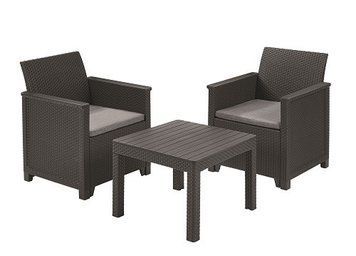 Комплект садовой мебели Keter Emma balcony set, серый 1231621225 фото