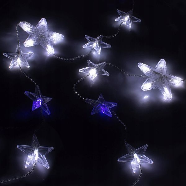 Гирлянда с бахромой (для улицы) Springos 2 м 180 LED CL4003 Холодный белый/синий 50002498 фото