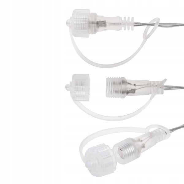 Гирлянда с бахромой (для улицы) Springos 2 м 180 LED CL4003 Холодный белый/синий 50002498 фото