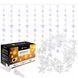 Гирлянда с бахромой (для улицы) Springos 2 м 180 LED CL4003 Холодный белый/синий 50002498 фото 1