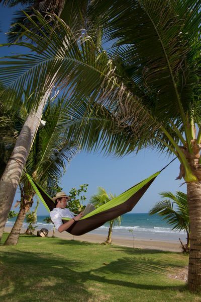 Двухместный туристичский гамак La Siesta Colibri CLH20-4 green 7948 фото