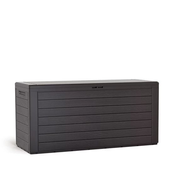 Ящик для наружного хранения PROSPERPLAST WOODEBOX 190 л, коричневый 1650588600 фото