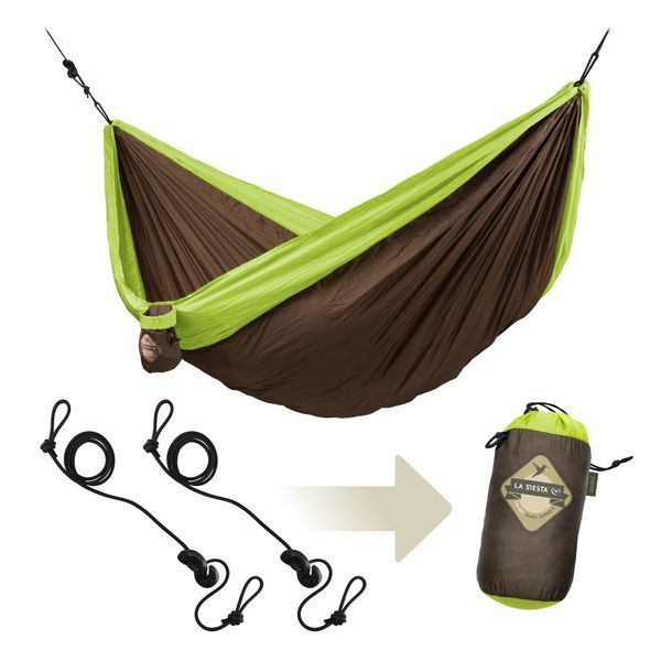 Двухместный туристичский гамак La Siesta Colibri CLH20-4 green 7948 фото