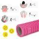 Масажний ролик Cornix EVA 33 x 14 см (валик, роллер) XR-0031 Pink 50003822 фото 5