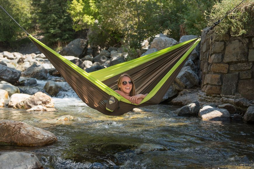 Двухместный туристичский гамак La Siesta Colibri CLH20-4 green 7948 фото