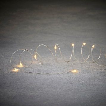 Гирлянда "Струна" серебряная, "Luca Lighting", 13 м, цвет теплый белый 1529029988 фото