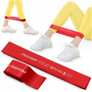 Резинка для фітнесу 4FIZJO Mini Power Band 0.4 мм 1-3 кг Red (P-5907739310361) 50001394 фото