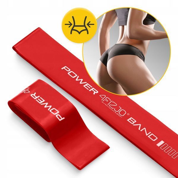 Резинка для фітнесу 4FIZJO Mini Power Band 0.4 мм 1-3 кг Red (P-5907739310361) 50001394 фото