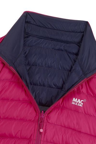 Пуховик Mac in a Sac POLAR REVERSIBLE DOWN JACKET WMS Fuchsia/Navy (S) 9251 фото