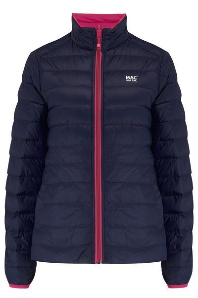 Пуховик Mac in a Sac POLAR REVERSIBLE DOWN JACKET WMS Fuchsia/Navy (S) 9251 фото